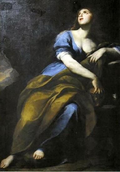 Andrea Vaccaro Penitent Mary Magdalene. Sweden oil painting art